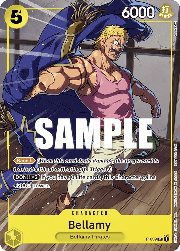 Bellamy (Pirates Party Vol. 4) [One Piece Promotion Cards] | Galactic Gamez