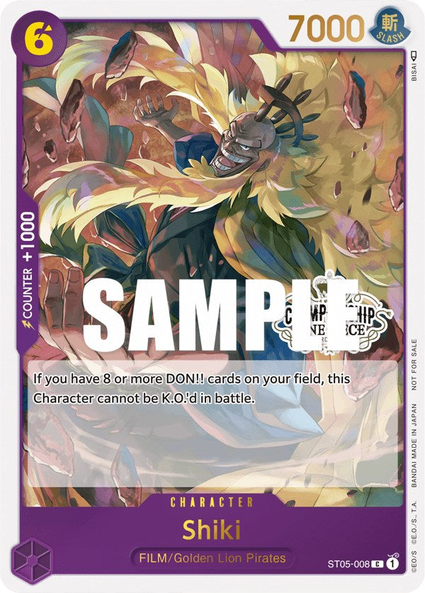 Shiki (Store Championship Participation Pack Vol. 2) [One Piece Promotion Cards] | Galactic Gamez