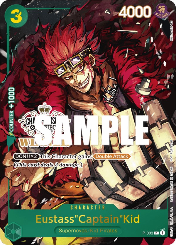 Eustass"Captain"Kid (Store Championship Vol. 2) [Winner] [One Piece Promotion Cards] | Galactic Gamez