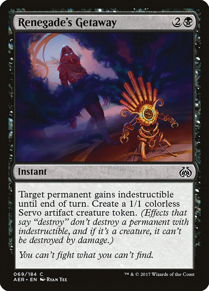 Renegade's Getaway [Aether Revolt] | Galactic Gamez