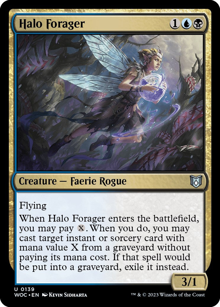 Halo Forager [Wilds of Eldraine Commander] | Galactic Gamez