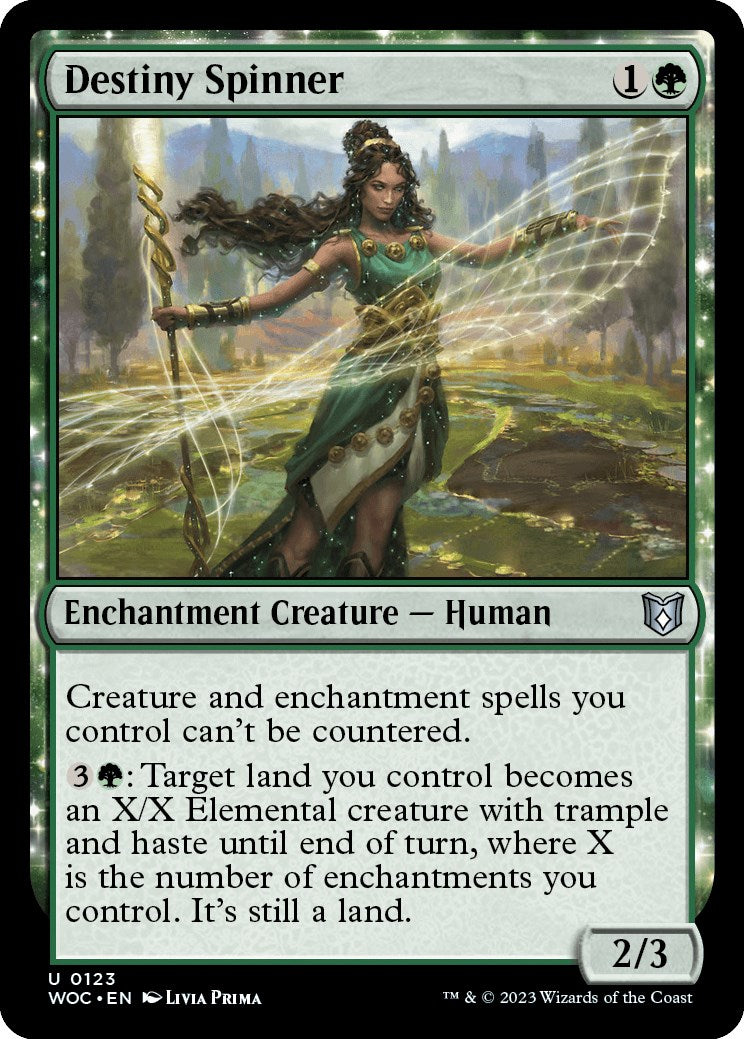 Destiny Spinner [Wilds of Eldraine Commander] | Galactic Gamez