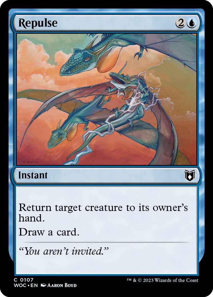 Repulse [Wilds of Eldraine Commander] | Galactic Gamez