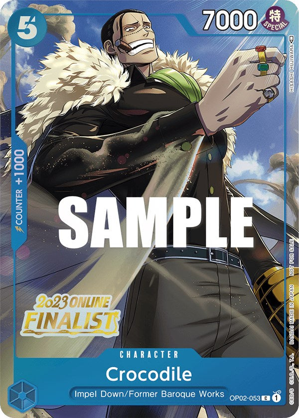 Crocodile (Online Regional 2023) [Finalist] [One Piece Promotion Cards] | Galactic Gamez