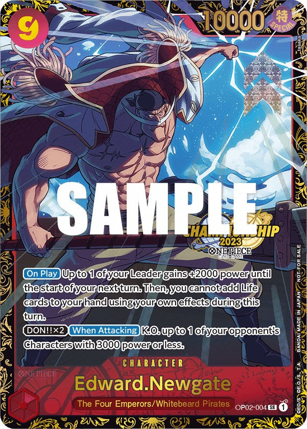 Edward.Newgate (Championship 2023) [One Piece Promotion Cards] | Galactic Gamez