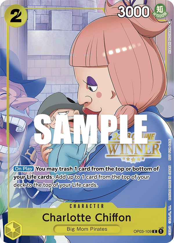 Charlotte Chiffon (Online Regional 2023) [Winner] [One Piece Promotion Cards] | Galactic Gamez