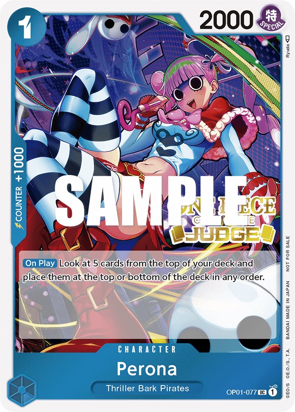 Perona (Judge Pack Vol. 2) [One Piece Promotion Cards] | Galactic Gamez