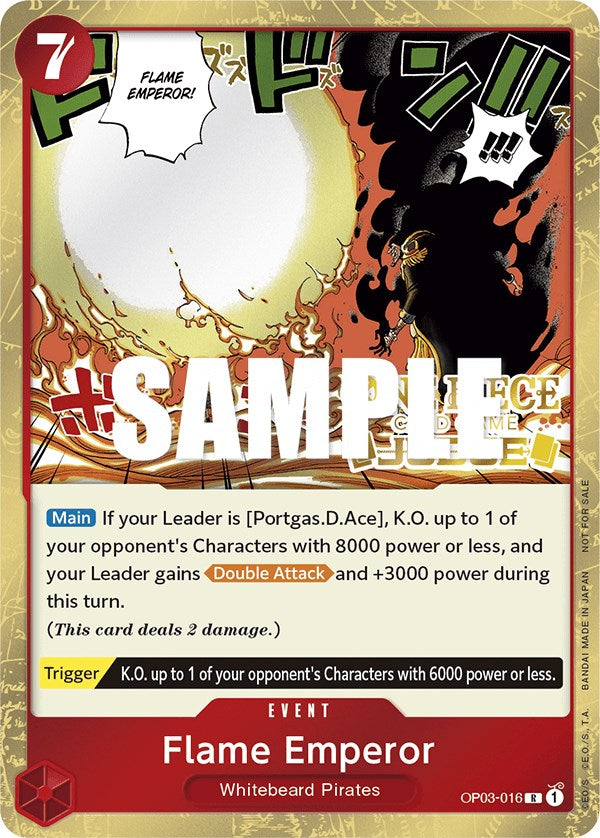 Flame Emperor (Judge Pack Vol. 2) [One Piece Promotion Cards] | Galactic Gamez