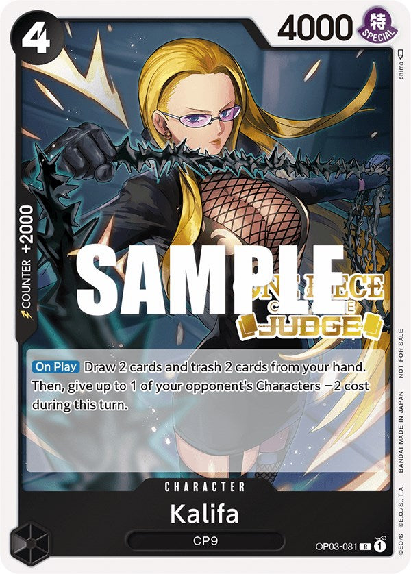 Kalifa (Judge Pack Vol. 2) [One Piece Promotion Cards] | Galactic Gamez
