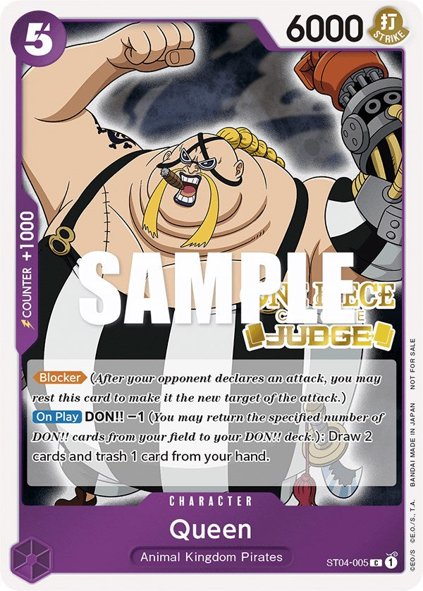 Queen (Judge Pack Vol. 2) [One Piece Promotion Cards] | Galactic Gamez