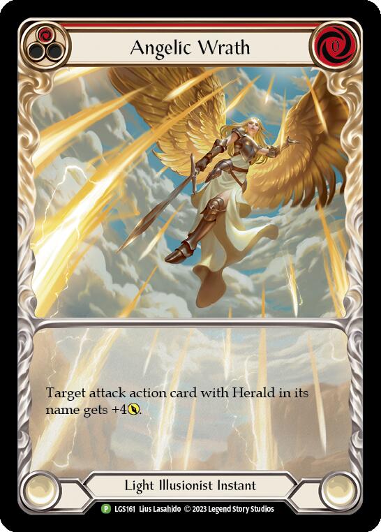 Angelic Wrath (Red) [LGS161] (Promo)  Rainbow Foil | Galactic Gamez