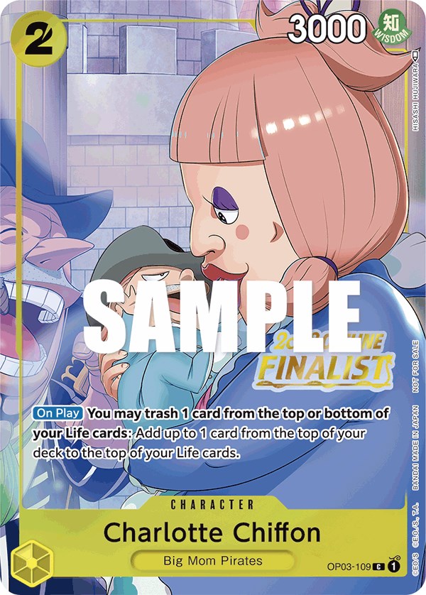 Charlotte Chiffon (Offline Regional 2023) [Finalist] [One Piece Promotion Cards] | Galactic Gamez