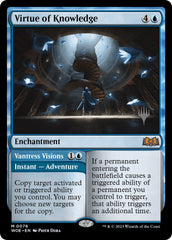 Virtue of Knowledge // Vantress Visions (Promo Pack) [Wilds of Eldraine Promos] | Galactic Gamez