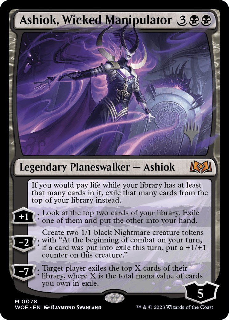 Ashiok, Wicked Manipulator (Promo Pack) [Wilds of Eldraine Promos] | Galactic Gamez