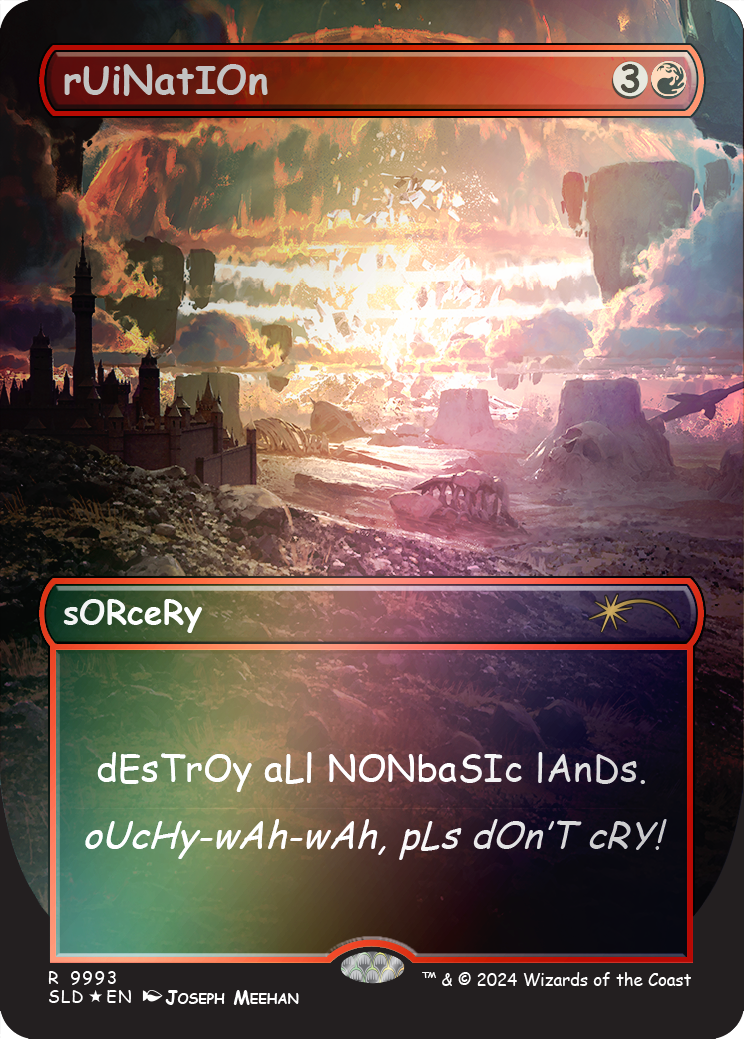 rUiNatIOn (Rainbow Foil) [Secret Lair Drop Series] | Galactic Gamez