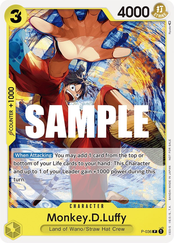 Monkey.D.Luffy (Pre-Release Tournament) [One Piece Promotion Cards] | Galactic Gamez