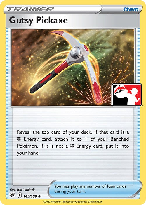 Gutsy Pickaxe (145/189) [Prize Pack Series Three] | Galactic Gamez