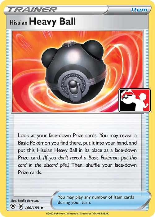 Hisuian Heavy Ball (146/189) [Prize Pack Series Three] | Galactic Gamez