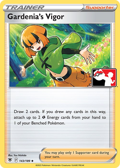 Gardenia's Vigor (143/189) [Prize Pack Series Three] | Galactic Gamez