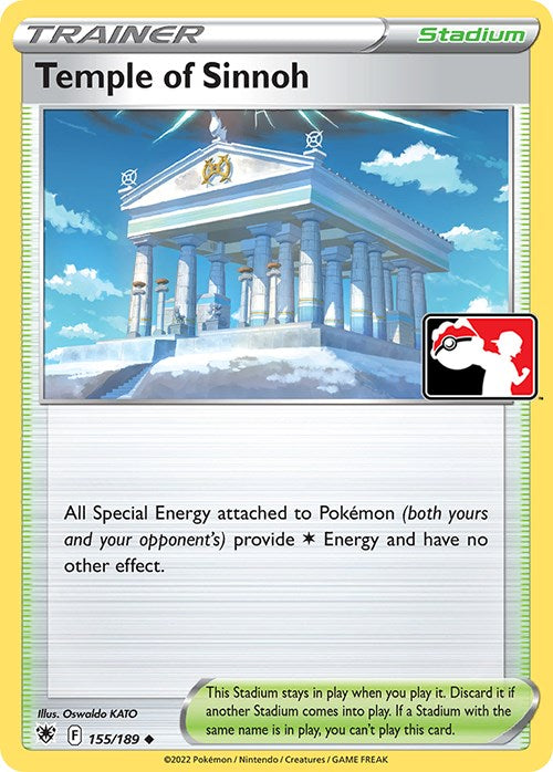 Temple of Sinnoh (155/189) [Prize Pack Series Three] | Galactic Gamez