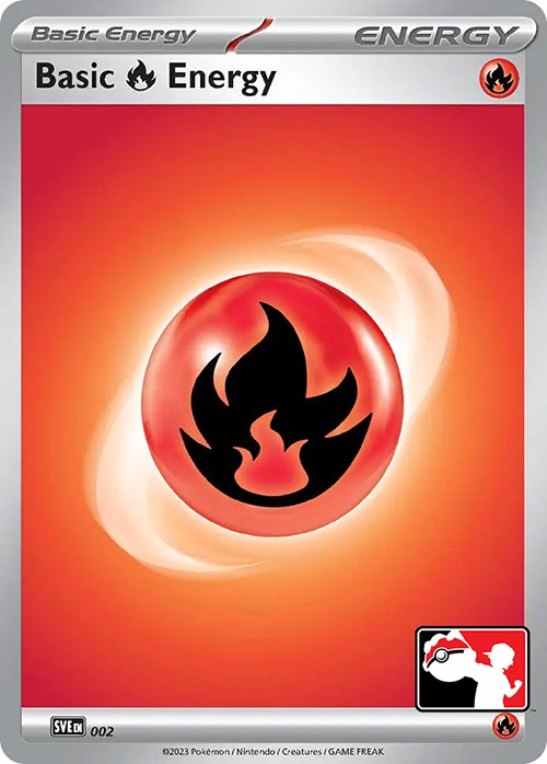 Basic Fire Energy (002) [Prize Pack Series Three] | Galactic Gamez