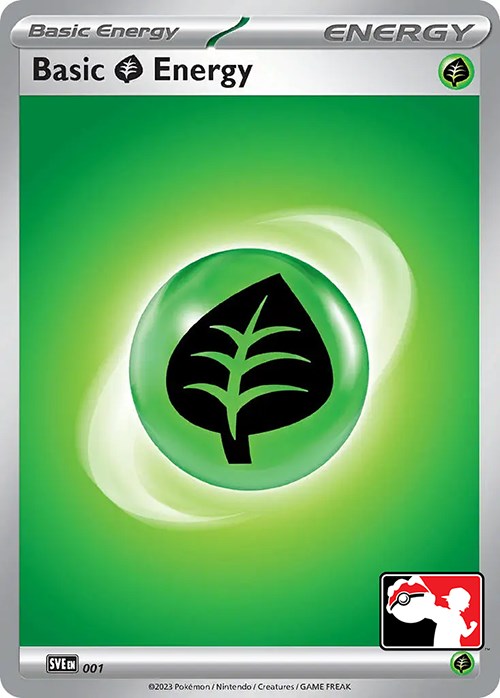 Basic Grass Energy (001) [Prize Pack Series Three] | Galactic Gamez