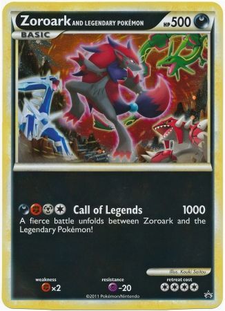 Zoroark and Legendary Pokemon (Jumbo Card) [Miscellaneous Cards] | Galactic Gamez