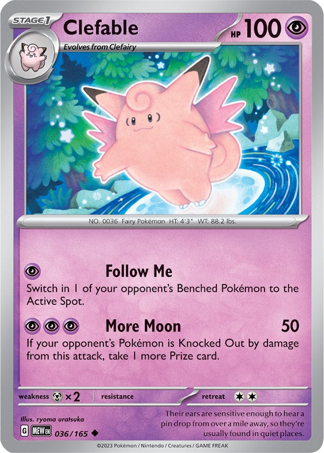 Clefable (036/165) [Scarlet & Violet 151] | Galactic Gamez