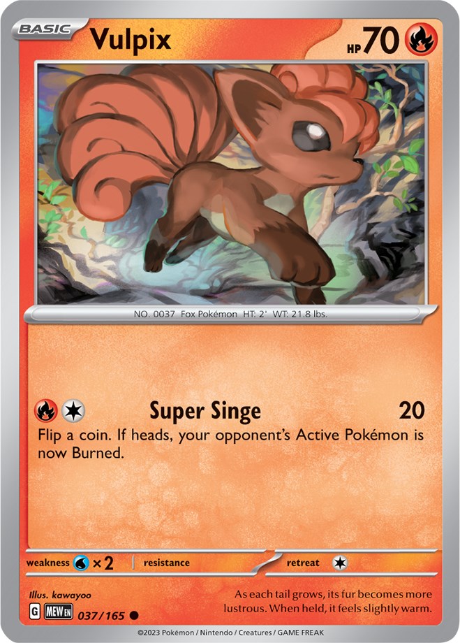 Vulpix (037/165) [Scarlet & Violet: 151] | Galactic Gamez