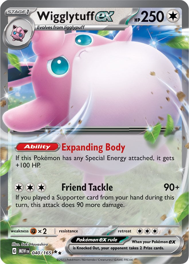 Wigglytuff ex (040/165) [Scarlet & Violet 151] | Galactic Gamez