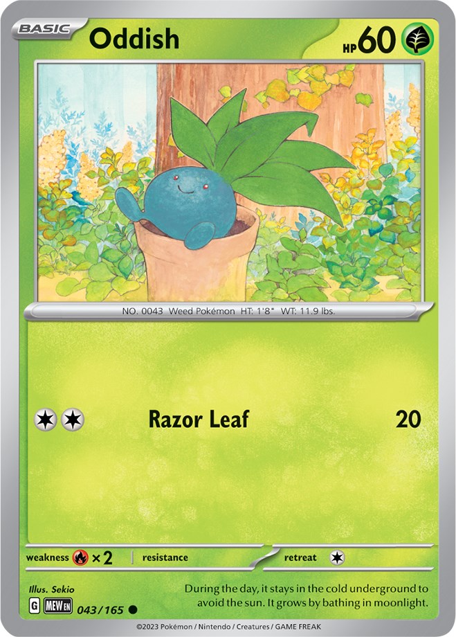 Oddish (043/165) [Scarlet & Violet 151] | Galactic Gamez