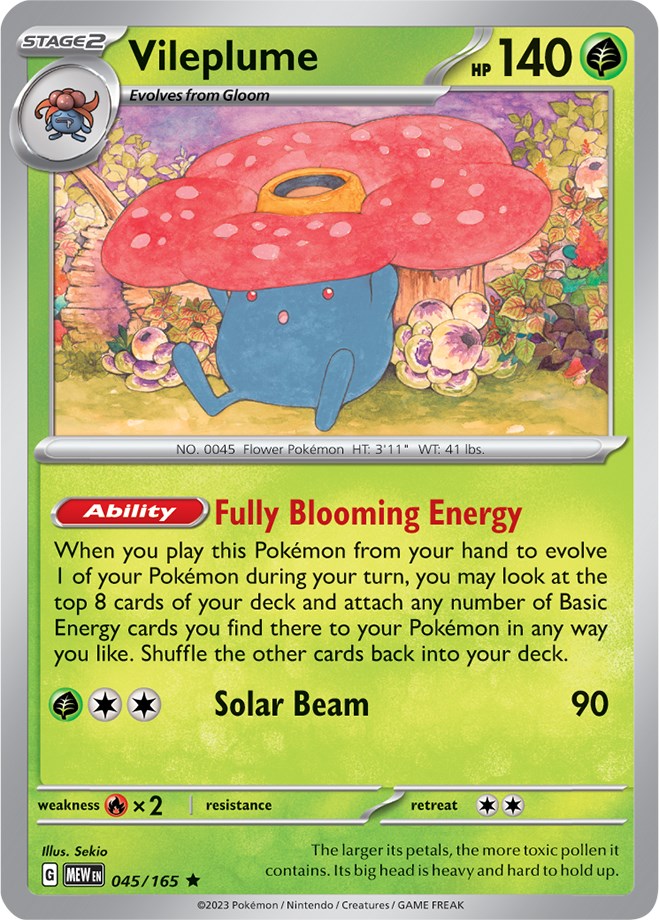 Vileplume (045/165) [Scarlet & Violet 151] | Galactic Gamez