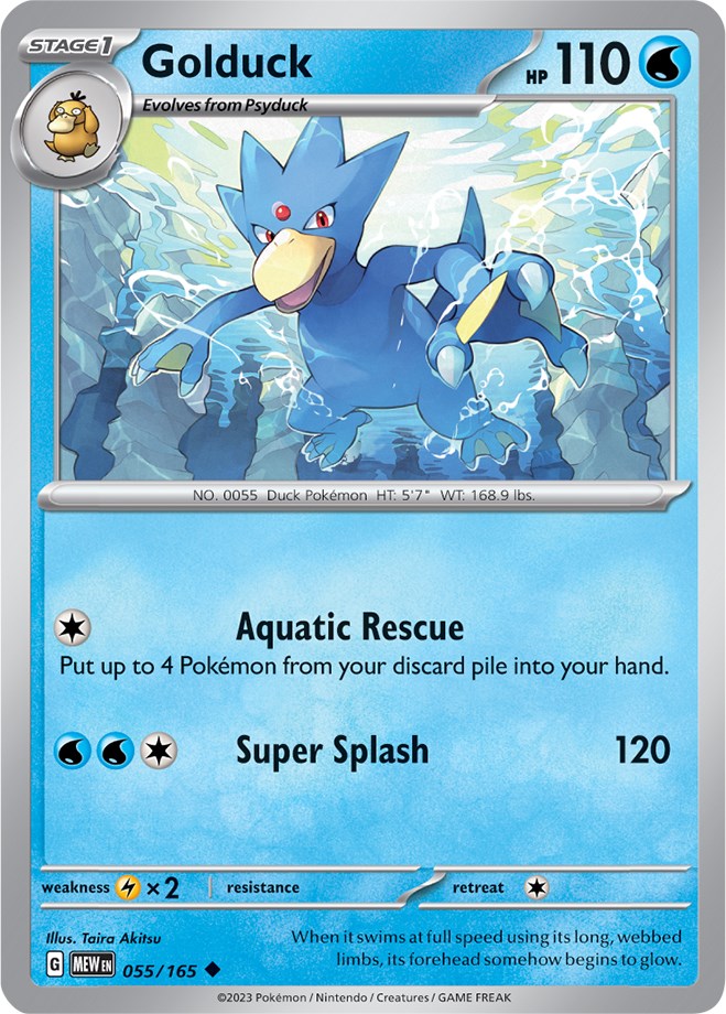 Golduck (055/165) [Scarlet & Violet 151] | Galactic Gamez