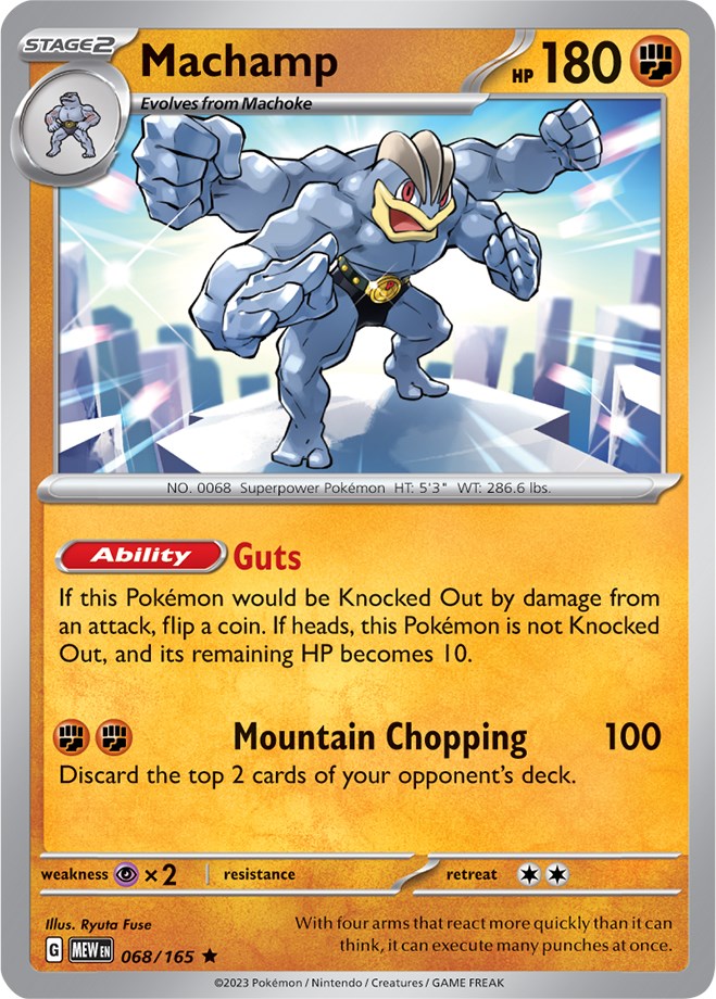 Machamp (068/165) [Scarlet & Violet 151] | Galactic Gamez