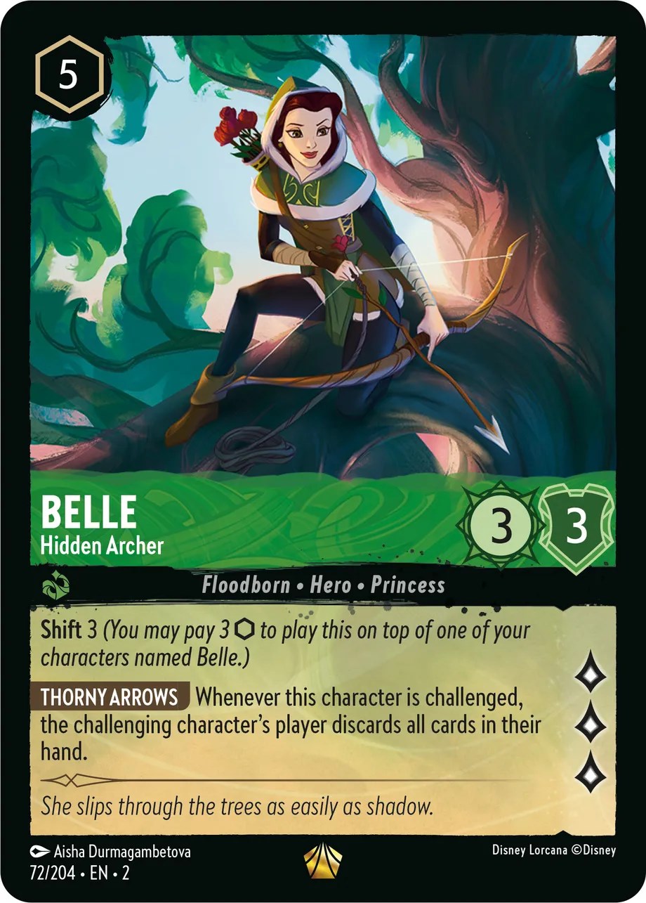 Belle - Hidden Archer (72/204) [Rise of the Floodborn] | Galactic Gamez