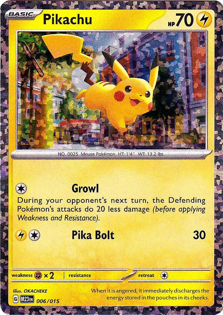 Pikachu (006/015) [McDonald's Promos: 2023 Collection] | Galactic Gamez