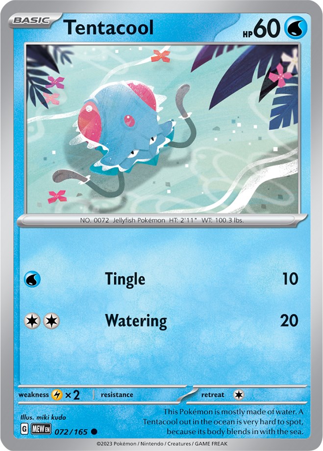 Tentacool (072/165) [Scarlet & Violet 151] | Galactic Gamez