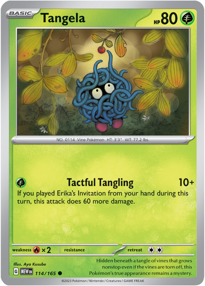 Tangela (114/165) [Scarlet & Violet 151] | Galactic Gamez