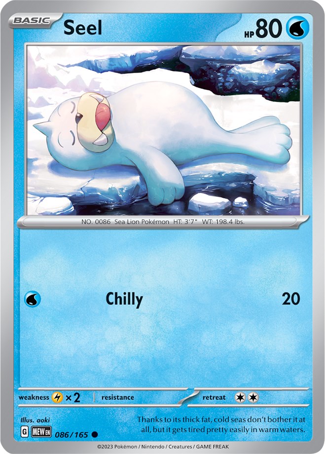 Seel (086/165) [Scarlet & Violet: 151] | Galactic Gamez