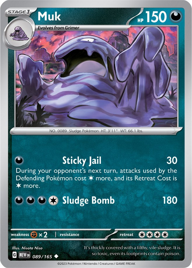 Muk (089/165) [Scarlet & Violet 151] | Galactic Gamez