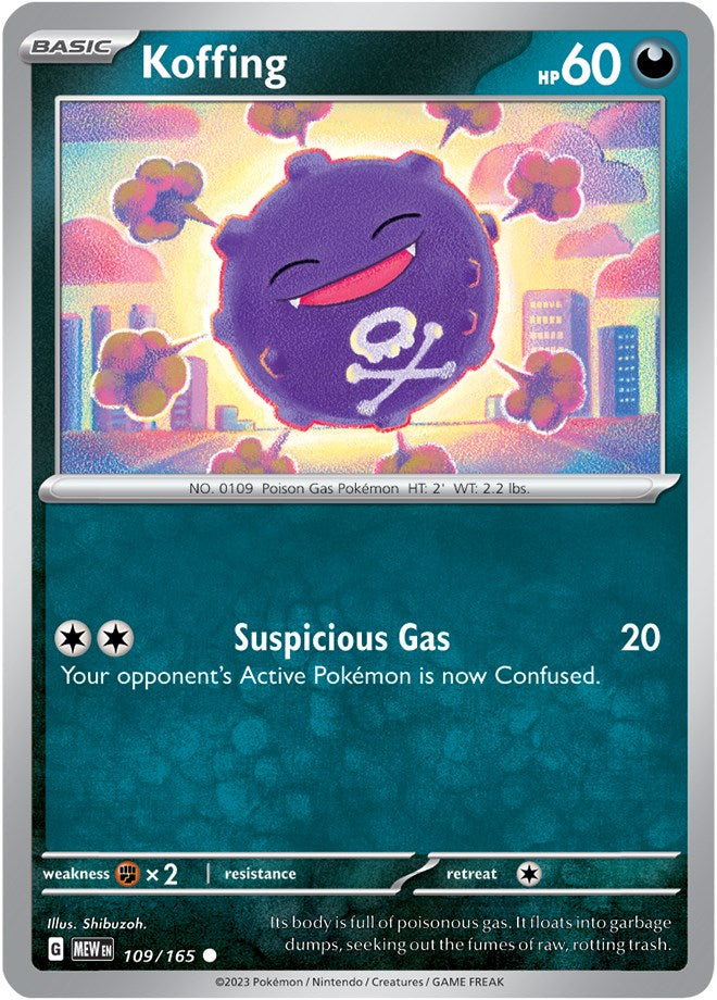 Koffing (109/165) [Scarlet & Violet 151] | Galactic Gamez