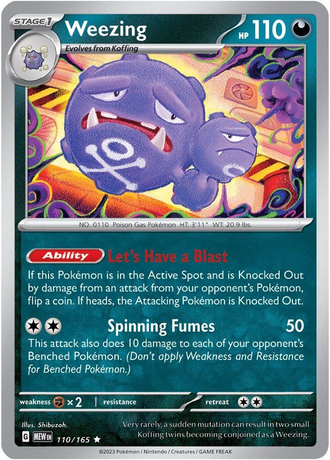 Weezing (110/165) [Scarlet & Violet 151] | Galactic Gamez