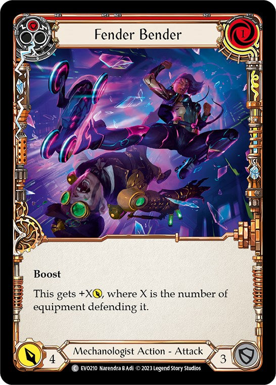 Fender Bender (Red) [EVO210] (Bright Lights) | Galactic Gamez