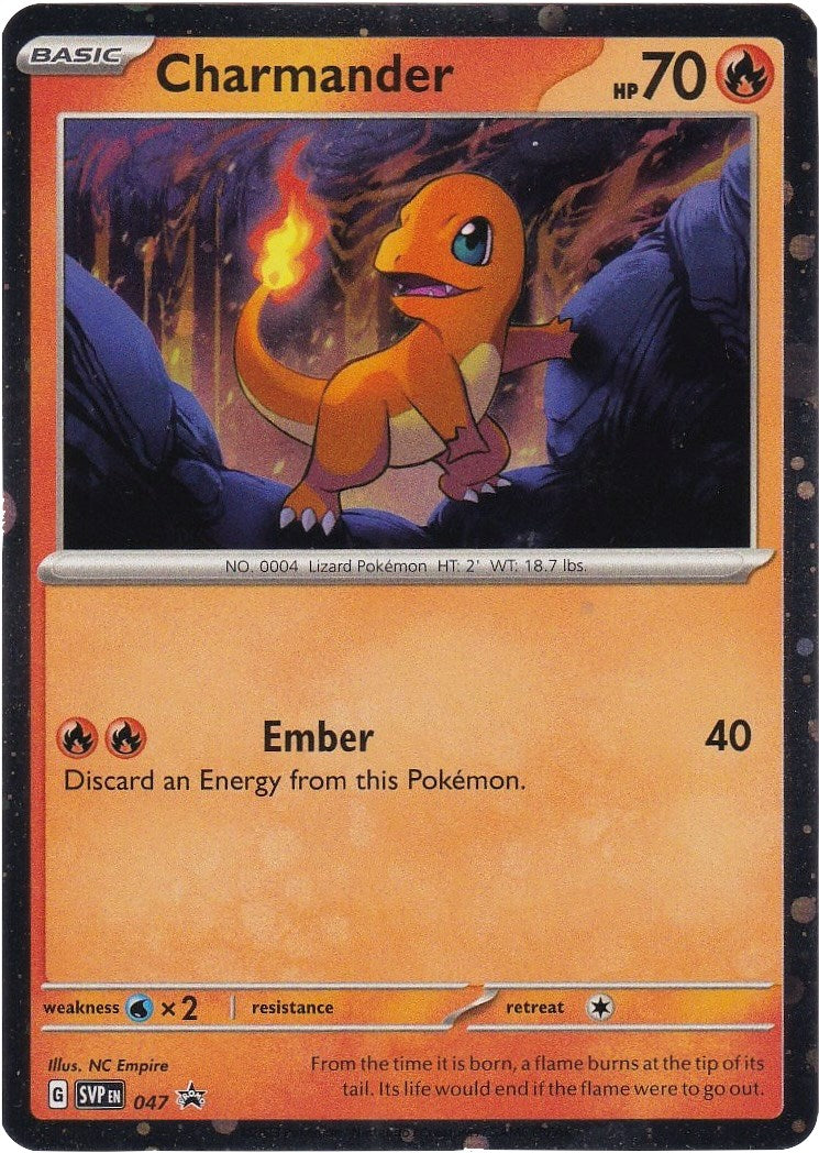 Charmander (047) (Cosmos Holo) [Scarlet & Violet: Black Star Promos] | Galactic Gamez