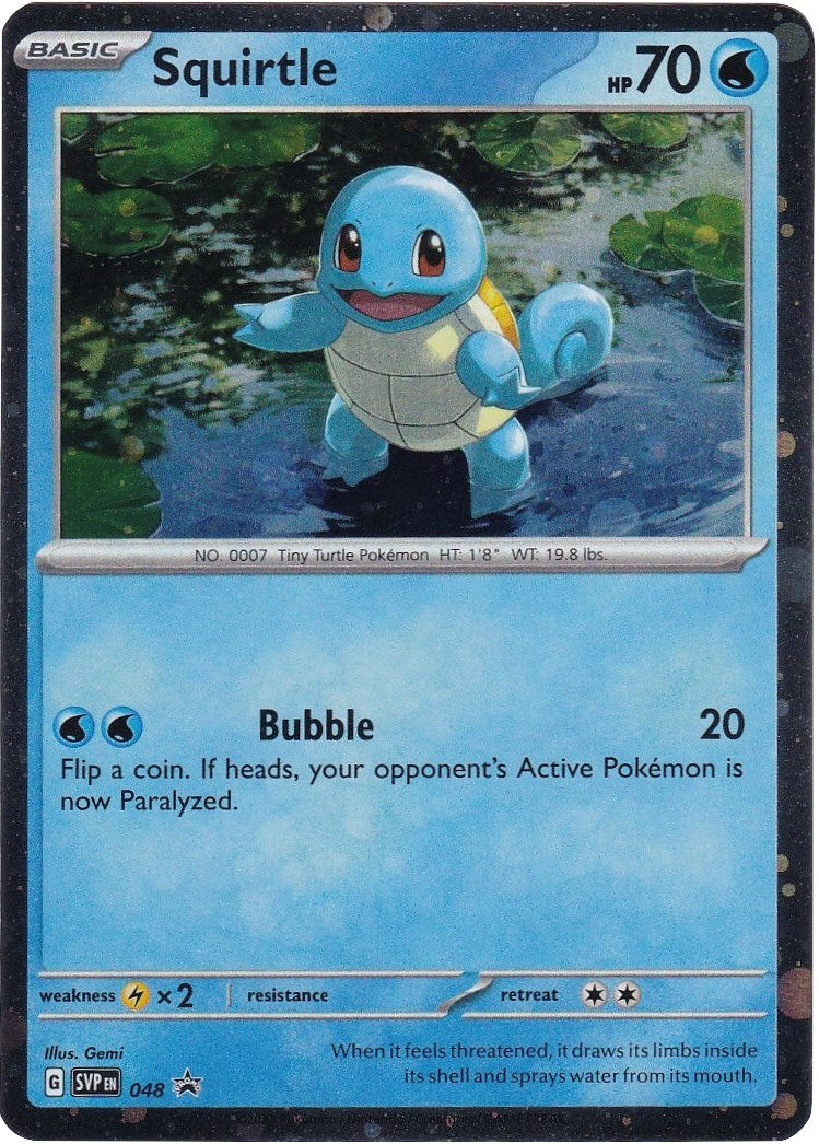 Squirtle (048) (Cosmos Holo) [Scarlet & Violet: Black Star Promos] | Galactic Gamez