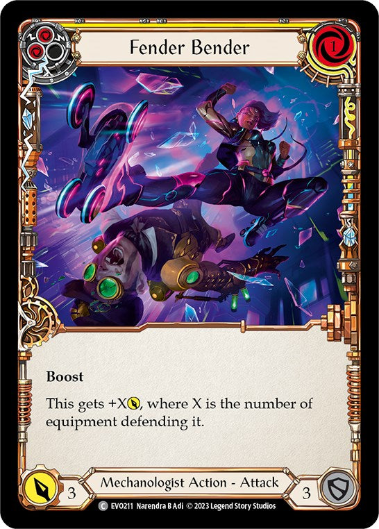 Fender Bender (Yellow) [EVO211] (Bright Lights) | Galactic Gamez