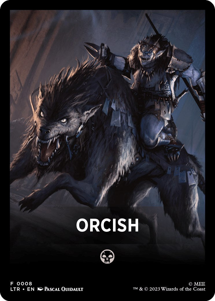 Orcish Theme Card [The Lord of the Rings: Tales of Middle-Earth] | Galactic Gamez