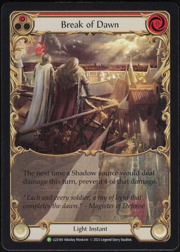 Break of Dawn (Red) [LGS169] (Promo)  Rainbow Foil | Galactic Gamez