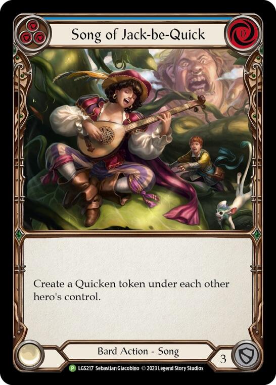 Song of Jack-be-Quick [LGS217] (Promo)  Rainbow Foil | Galactic Gamez