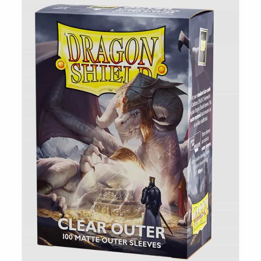 Dragon Shield Sleeves: Standard Outer Sleeve - Clear | Galactic Gamez